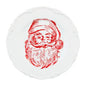 SANTA TOILE XMAS DESSERT PLATE