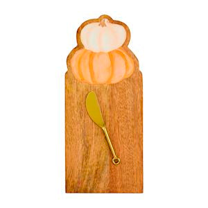 PUMPKIN ENAMEL GATHER BOARD