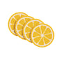 Lemon Coaster Set 4