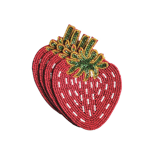 Strawberry Coaster Set 4