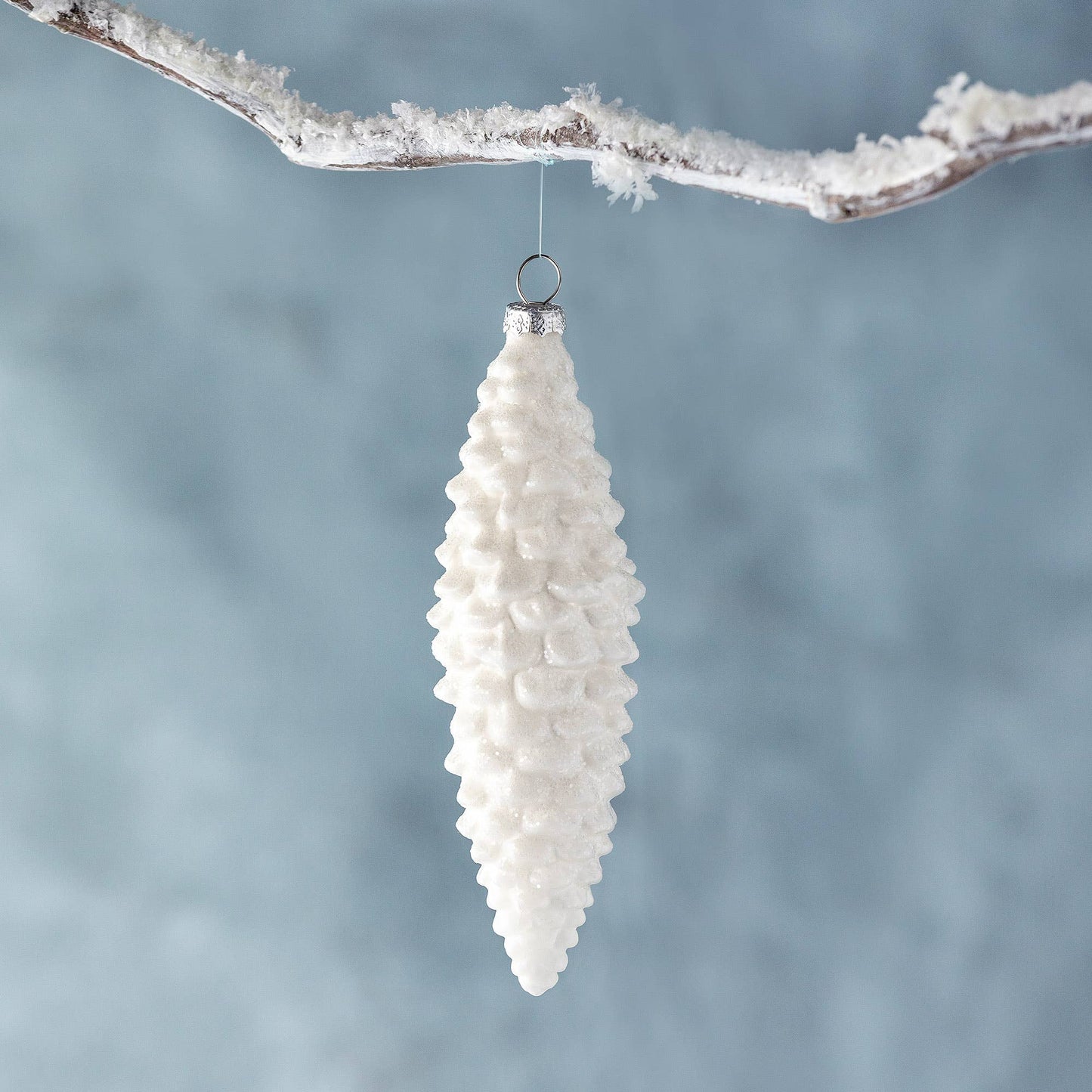 Promo Park Hill Collection Frosted White Pinnacle Pine Cone