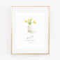 Psalm 46:10 tulips scripture print