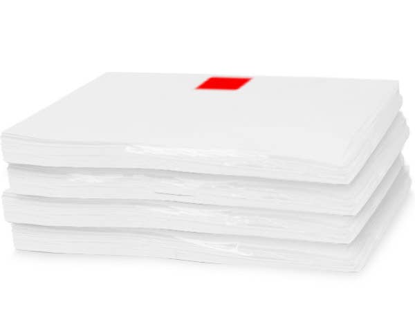 White Recycled Bulk Tissue Paper: White Recycled / 3840 Pack / 20x30"