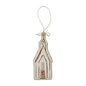 Church Christmas Farm Ornament