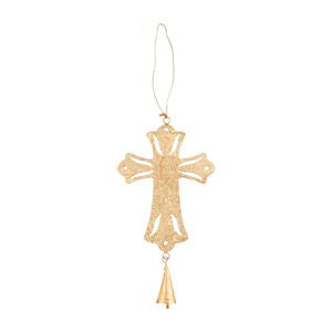 CROSS LARGE TIN ORNAMENT