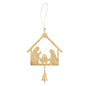 NATIVITY LARGE TIN ORNAMENT