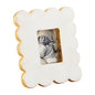 Rectangle Mini Scallop Gold Edge Frame