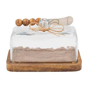 Beaded Butter Dish
