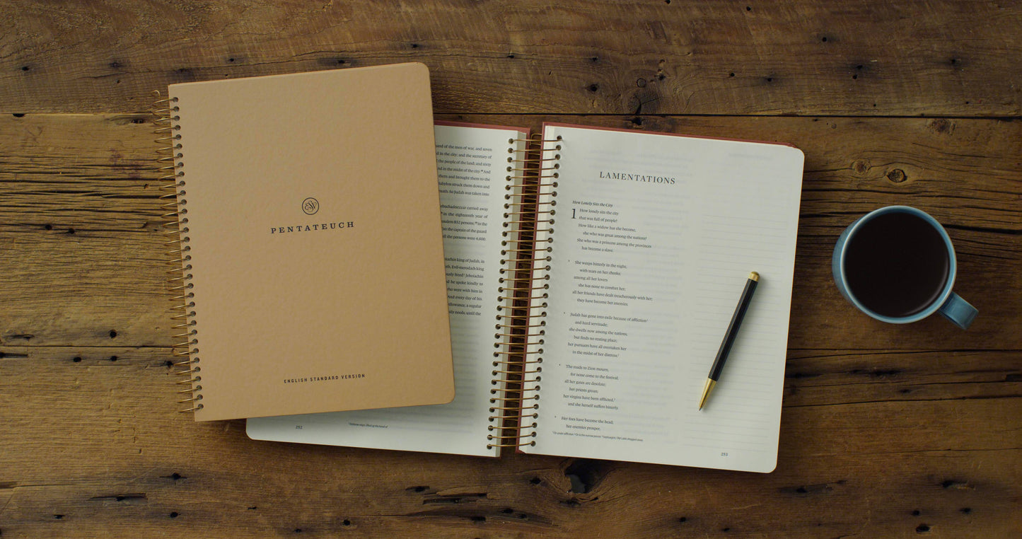 ESV Spiral-Bound Journaling Bible Five-Volume Set, Hardcover