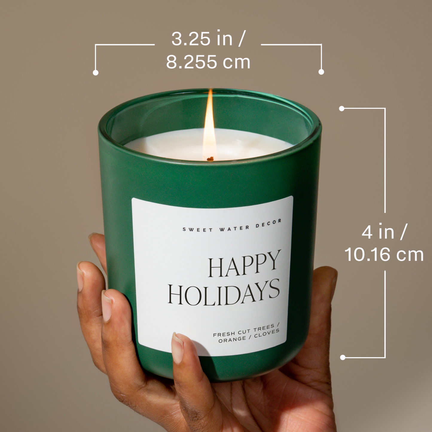 Under the Mistletoe 15 oz Soy Matte Candle- Christmas Decor