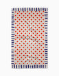 Navy Fringe Tea Towel