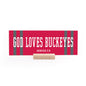 7.5 x 2.75" | School Spirit | Buck eyes