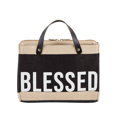 Market Tote Bible Cover - Blessed
