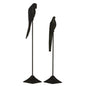 Black Metal Birds- Set of 2