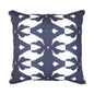 22" Palm Navy Pillow