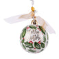 Merry Christmas Holly Ornament
