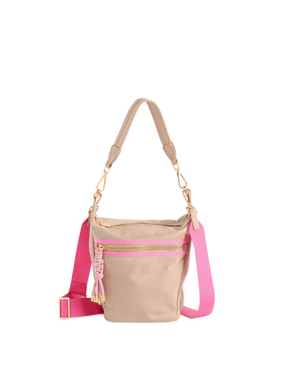 JET CONVERTIBLE CROSS-BODY: OLIVE