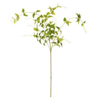 Vickerman 43" Green Clematis Leaves Spray 3/pk: Green / PE / 43"