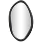 Medium Black Oval Mirror