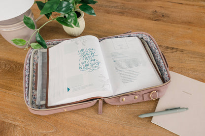 Bible Cover, Bible Bag Crossbody LAVENDER