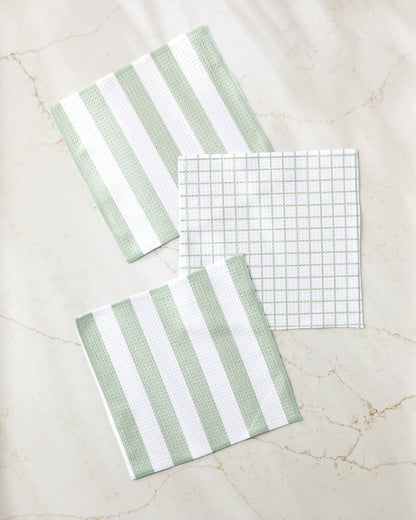 Sweet Mint Dishcloth Set