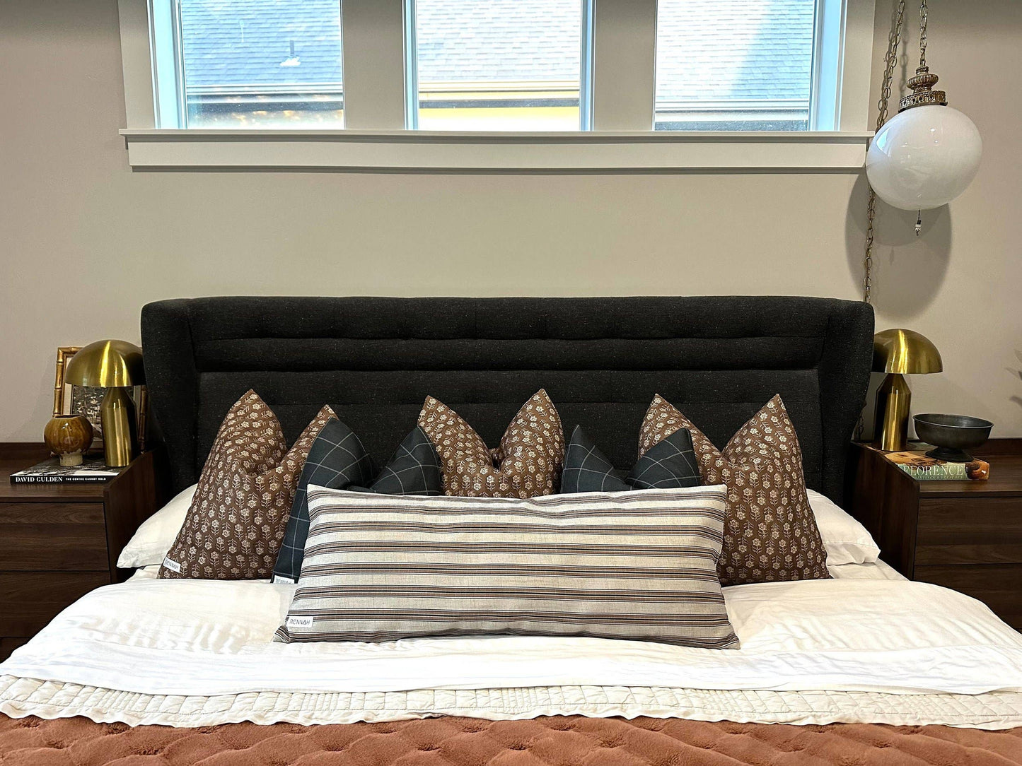 Rowe Pillow Cover: 22x22 Cover Only