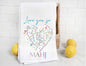 Love You So Mahj Tea Towel