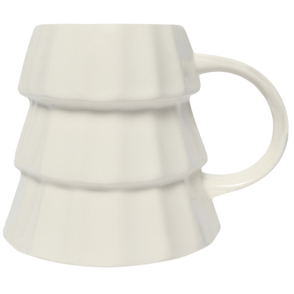 Cream Tree Coffee Mug - Christmas Decor & Gifts