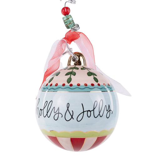 Holly & Jolly Ornament