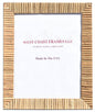 2405 Medium Rattan Style Picture Frame with Clear Glass: 5 x 7