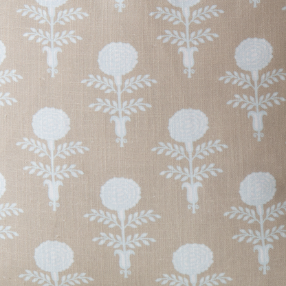 Elodie Oyster Block Print Pillow Cover