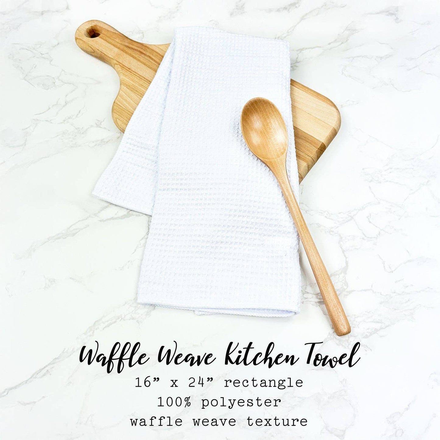 Vintage Christmas - Custom Waffle Weave Towel
