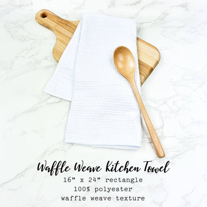 Vintage Christmas - Custom Waffle Weave Towel