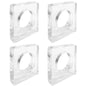 Acrylic Napkin Ring Set- Clear