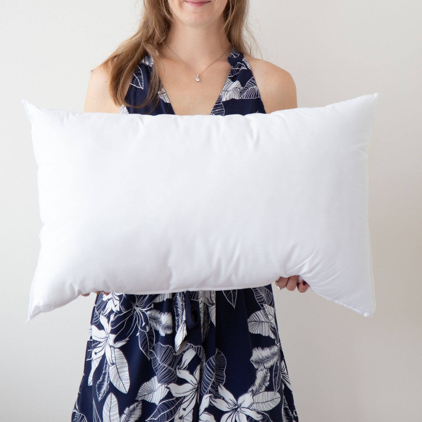 Down Alternative Pillow Inserts - Made in Massachusetts: Plush poly fill made in the usa / 14X24