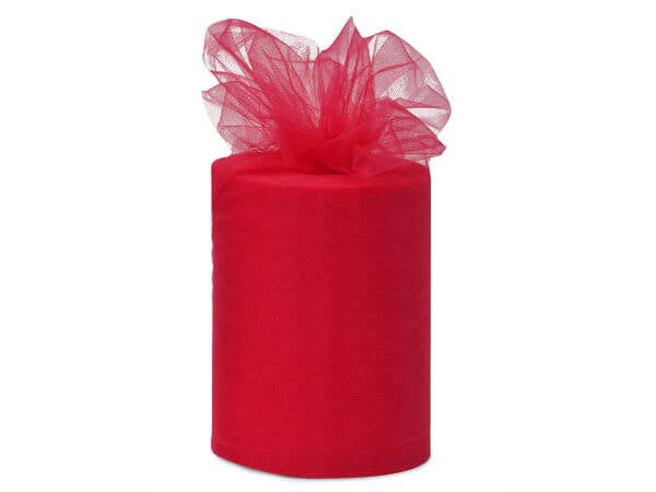 Premium Color Packaging Tulle: White / 1 Pack / 6"x100 yards