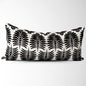 Serena Damask Pillow Cover – Elegant,  Decorative Cushion: Espresso / 14" X 28"