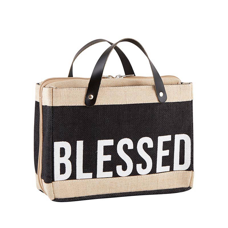 Market Tote Bible Cover - Blessed