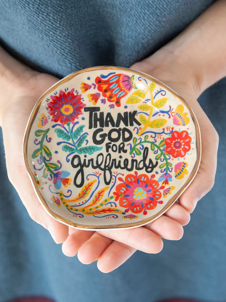 Artsy Trinket Dish: Girlfriends