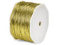 Metallic Tie Cord Ribbon: Metallic Gold / 1 Pack / 1/16”x100 yards