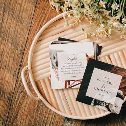 Prayers for Adoption Verse Card Set