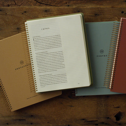 ESV Spiral-Bound Journaling Bible Five-Volume Set, Hardcover
