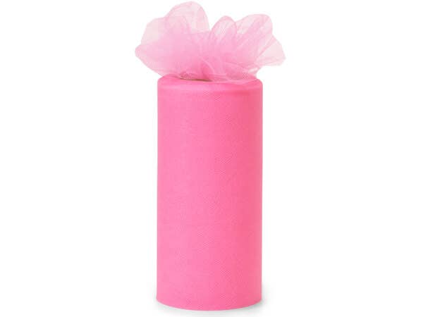 Premium Color Packaging Tulle: White / 1 Pack / 6"x100 yards