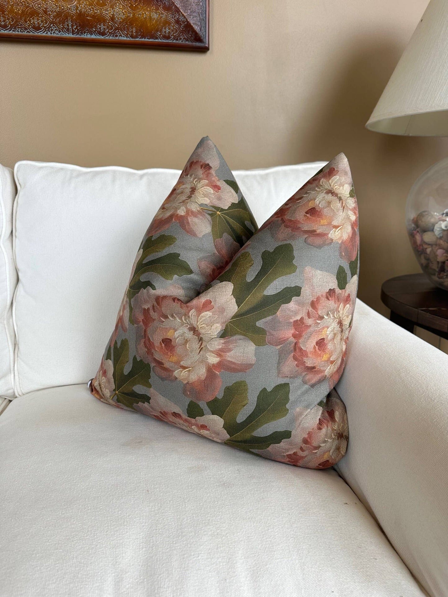 Iris Pillow Cover: 22x22 Cover Only