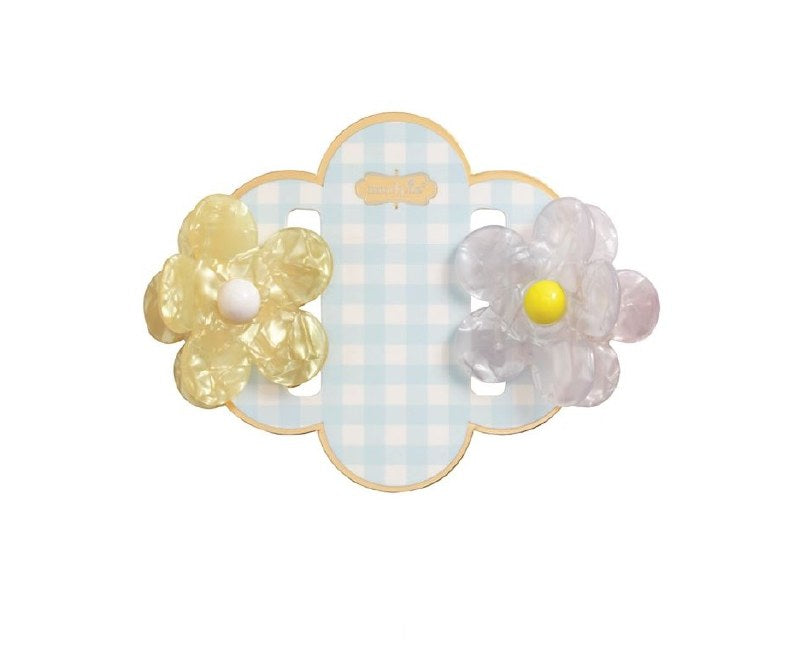 Set 2 Flower Claw Hair Clip