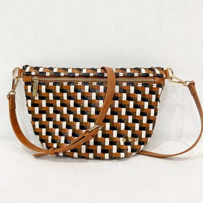 Diagonal Woven Westlyn Bum Bag - NEW!!!: Cream