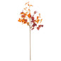 Vickerman 34" Orange Fall Maple Leaf Spray 2/Bag: Orange / Polyester / 34"