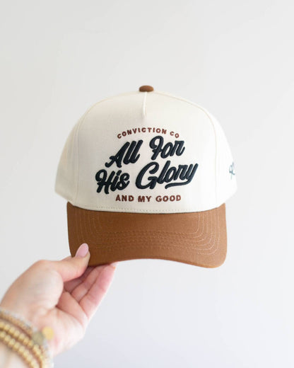 All for His Glory - Unisex Christian Trucker Hat