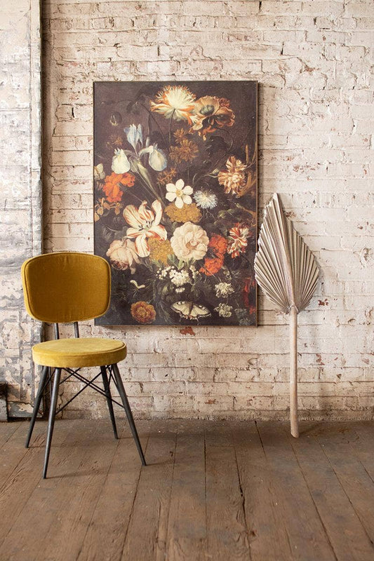 FRAMED FLORAL PRINT: Multi / Canvas/Wood / 32" x 47.5"t