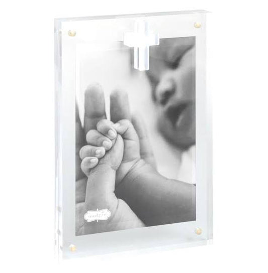 Vertical Layered Cross Acrylic Frame